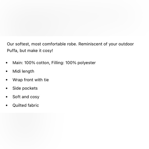 Papinelle Quilted Cuddle Puffer Women’s Robe - Picture 7 of 7